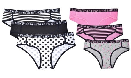 Essie Cheeky Racer Panties (6-Pack)