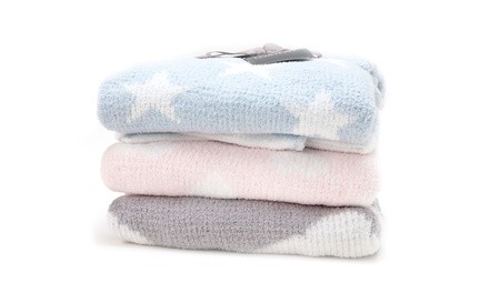 Chenille Baby Stars Blanket