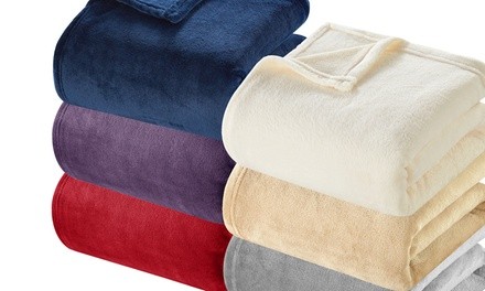 Chic Home Soft Fleece Microplush Blanket 