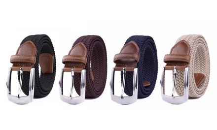 Men's Woven Sports Belt. Multiple Options Available