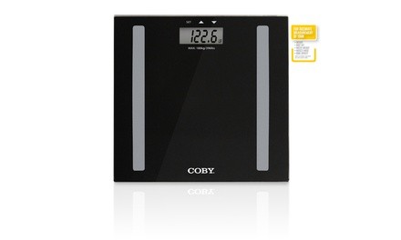 Coby Digital Glass Full-Body Analysis Bathroom Scale