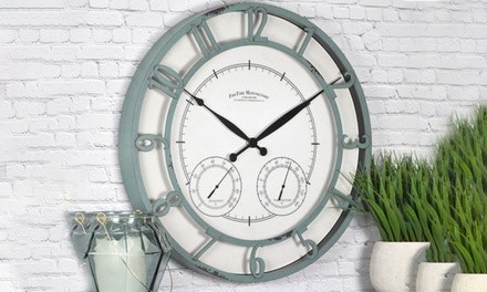 FirsTime & Co. Outdoor Living Wall Clocks