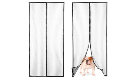 Magnetic Heavy-Duty Mesh Screen Door