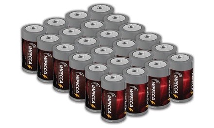 Impecca Platinum Alkaline C Batteries (24-Pack)