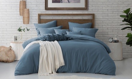 Luxury Home Pre-Washed Duvet Set (2- or 3-Piece)