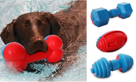 Pet Life Durable Water Floating Chew-and-Fetch Toy for Dogs
