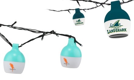 Margaritaville or Landshark Wireless Bluetooth-Speaker Outdoor String Lights