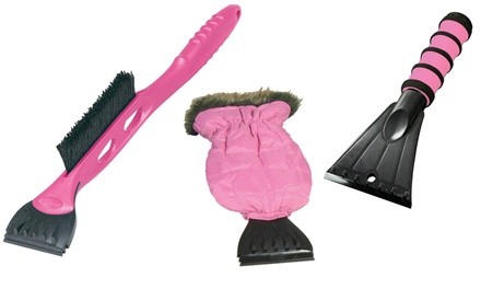 National Breast Cancer Awareness Pink Snow Brush or Ice Scraper