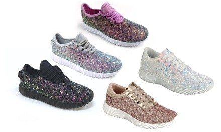 Epic Step Women's Glitter Sneakers