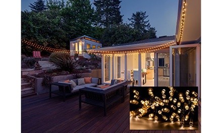 Sorbus 50-Foot Solar LED String Lights