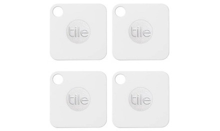 Tile Mate Bluetooth Tracker (4-Pack)