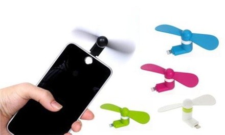 Portable Fan Attachment for iPhone & Android Smartphones