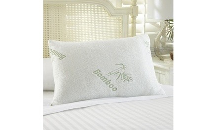 1 or 2 Pack: Bamboo  Memory Fiber Pillows