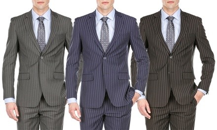 Braveman Men's Slim-Fit Bold Stripe Suits (2-Piece)