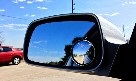 Car Side View Blind Spot Convex Glass Mirrors (2-Pack)