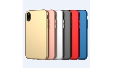 Waloo Case With Tempered Glass Screen Protector For iPhone X