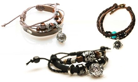 Leather Aromatherapy Diffuser Bracelet