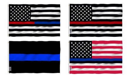 Anley USA Thin Red or Thin Blue Line Flag