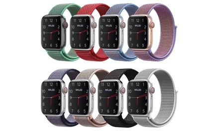 Waloo Sport Loop Breathable Nylon Weave Band for Apple Watch Series 4/3/2/1