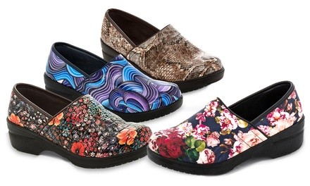 Rasolli Women's Comfort Printed Clogs