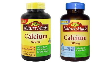 Nature Made Calcium Dietary Supplement (1- or 2-Pack)