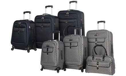 Rosetti Amelia Fashion Expandable Spinner Luggage Set (4-Piece)
