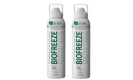 Biofreeze Professional Strength Pain Relieving 360 4 Fl. Oz. Spray (2-Pack)