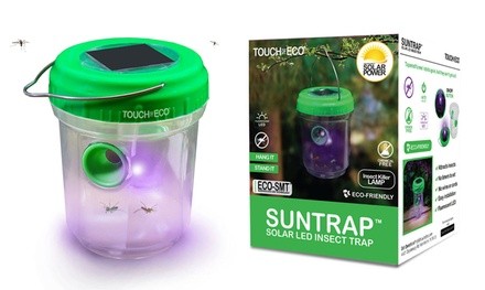 Solar Powered LED Insect Trap (1-, 2-, or 3-Pack)