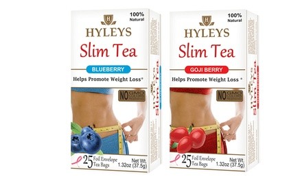 Hyleys Raspberry and Blueberry Slim Tea (50-Count)