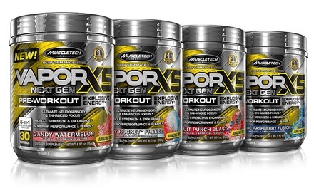 Buy 1 Get 1 Free: Muscletech Vapor X5 Next Gen Preworkout Supplement (30 Servings)