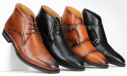 Vincent Cavallo Men's Chukka or Monk Strap Dress Boots