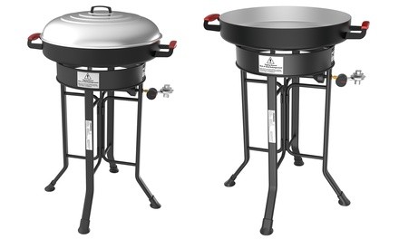 Lifesmart Lonestar Chef Series Portable Wok-Style Gas Grill