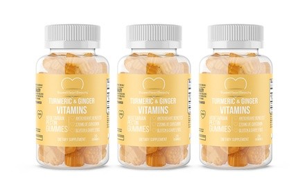 Turmeric and Ginger Gummies (3-Pack)