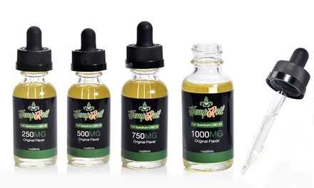 CBD Full Spectrum Tincture Oil By HempRoil (250mg, 500mg, 750mg, or 1000mg)