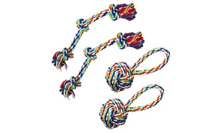 Dog Rope Chew-and-Tug Toy (4-Pack)