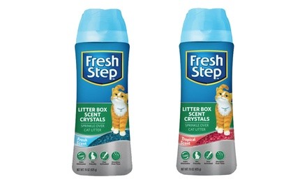 Fresh Step Cat Litter Box Scent Crystals (2-, 3-, or 6-Pack)