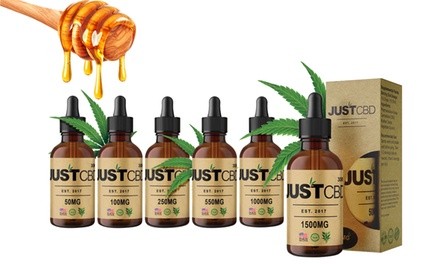 CBD Hemp Seed Oil with Honey Liquid Tincture from JustCBD