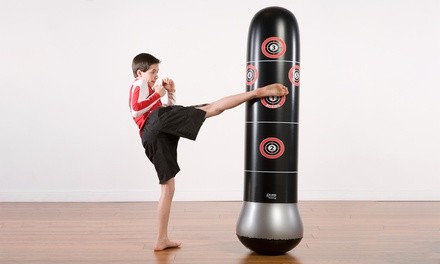 Pure Boxing Inflatable Free-Standing MMA Punching Bag with Bounce-Back