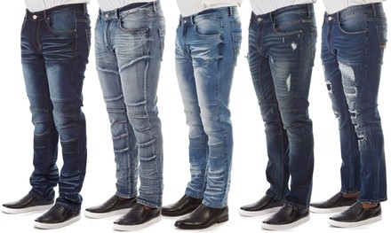 RawX Men's Slim Fit Denim Jeans