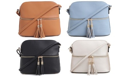 MKII Women's Bella Tassel Charm Crossbody Purse