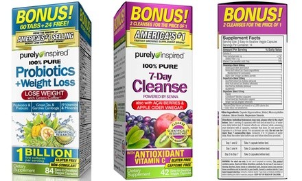 Purely Inspired Probiotics (84-Count) and 7-Day Cleanse (42-Count)
