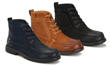 Jach's Men's Leather Welted Sneaker Boots