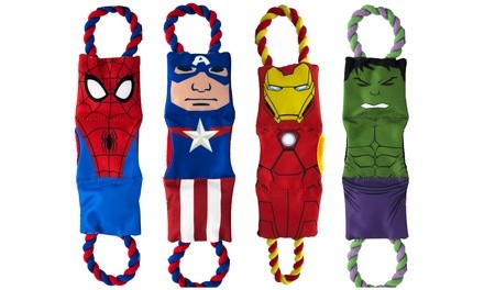 Marvel Comics Treat Pull Squeaky Toy for Dogs