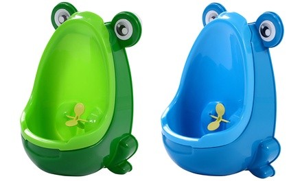 Cute Frog Potty Training Urinal for Boys with Funny Aiming Target