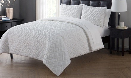 Embossed Duvet Cover Sets (2 or 3-Piece)