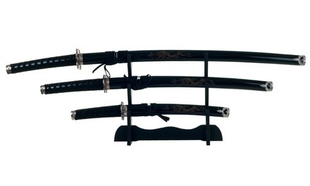 Dragon Samurai Sword Set (4-Piece)