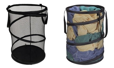 Pop-Up Mesh Laundry Hamper 