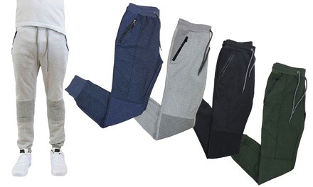 Men's Marled Moto Knee Tech Fleece Jogger