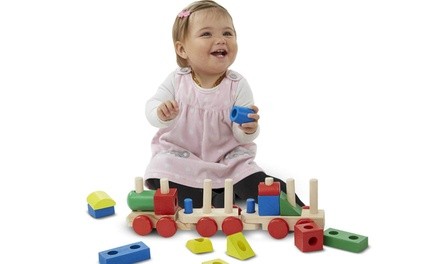 Melissa & Doug Kids Stacking Train