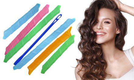 Magic Bounce Heatless Ribbon Hair Curler Set (35-Piece)